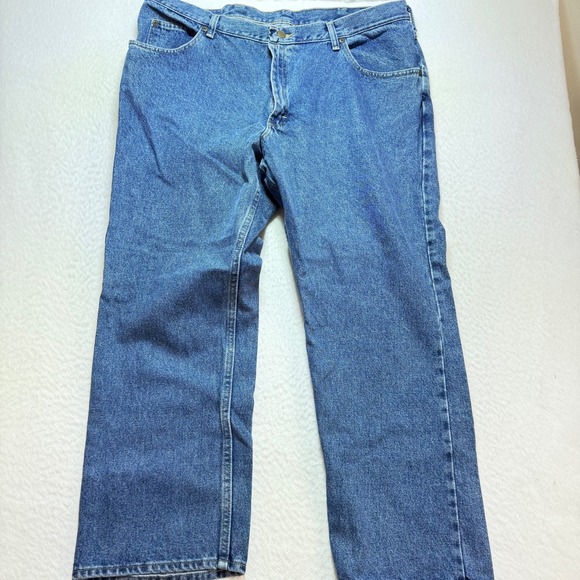 Riders by Lee‎ mens jeans 42X30 Regular Fit Classic Relaxed Denim Blue - Picture 1 of 4
